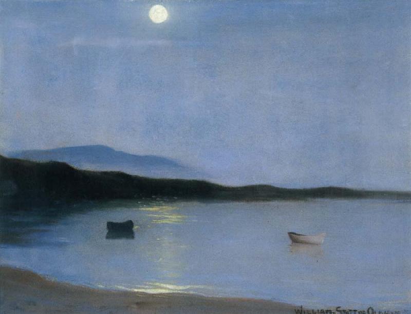 William Stott of Oldham Summer Moonlight Sweden oil painting art